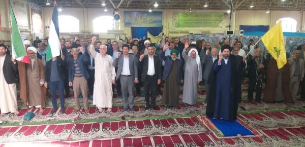 اعلام برائت و بیزاری اهالی کارون با رژیم صهیونیستی