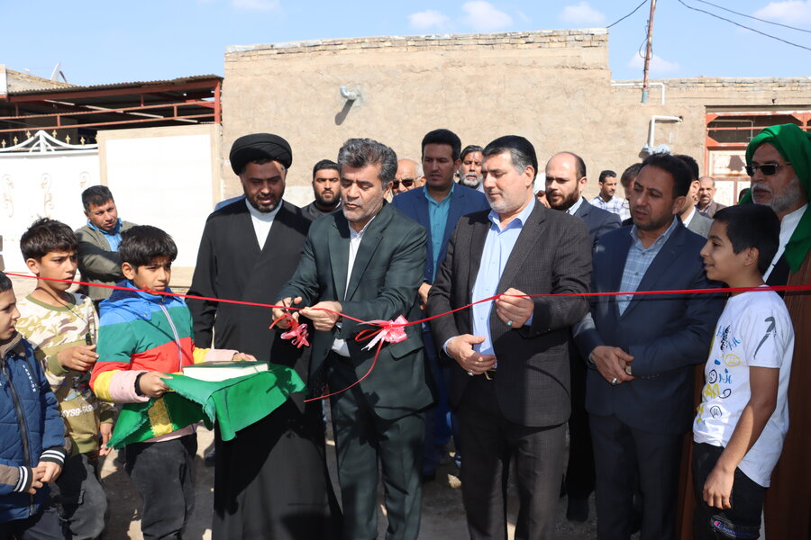 افتتاح اولین موسسه خیریه بهزیستی در روستای قلعه چنعان شهرستان کارون