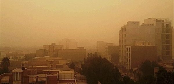 گرد و خاک گسترده در استان خوزستان
