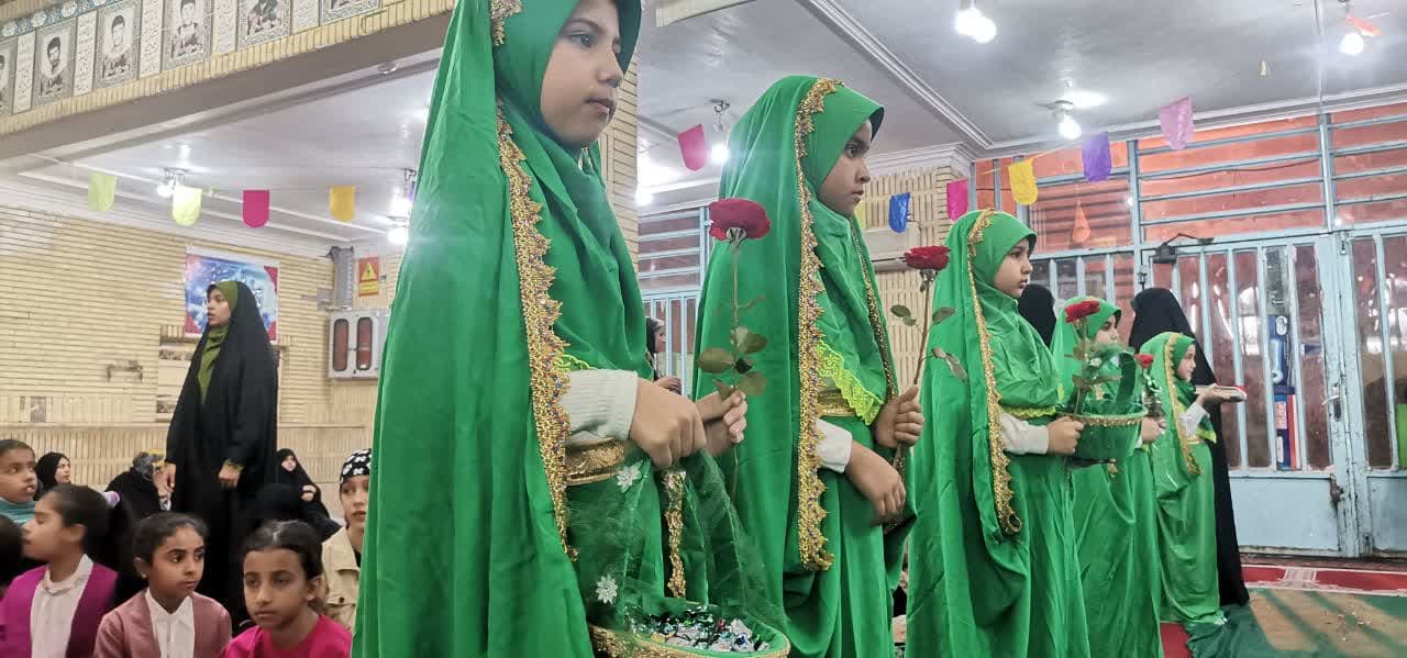 مراسم جشن روز دختر با حضور خدام در شهرستان کارون