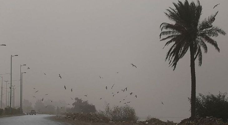 جولان گردوغبار و شرجی در خوزستان