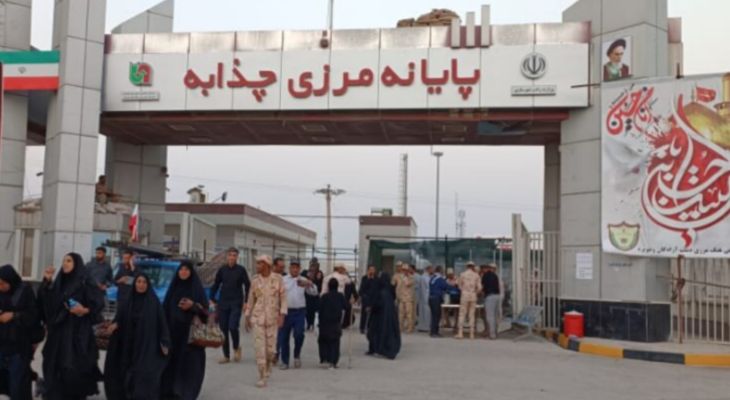 تردد ۵۰۶ هزار زائر از مرز چذابه