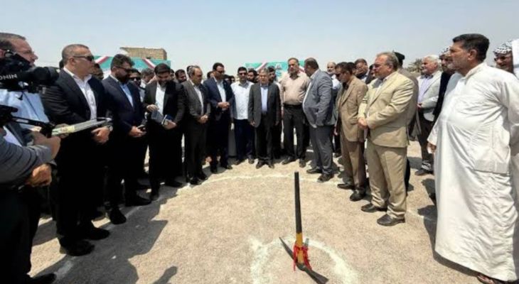 کلنگ احداث مدرسه ۹ کلاسه بر زمین شکاره