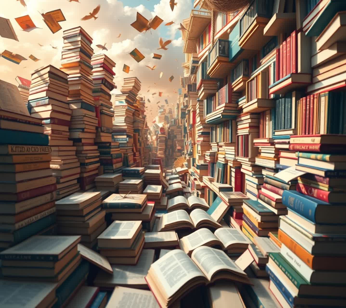 سمفونی کلمات:سفر به دنیای بی نهایت کتاب ها