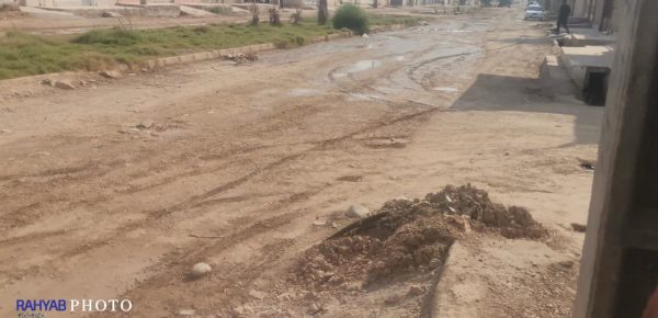 عدم آسفالت خیابان‌ فشار قوی کوی شریعتی ١ ، درد مردم و گرد وخاک بی‌پاسخ!