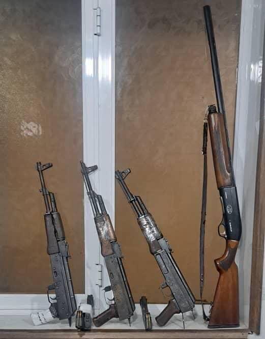 چهار قبضه سلاح غیر مجاز در کارون ضبط شد