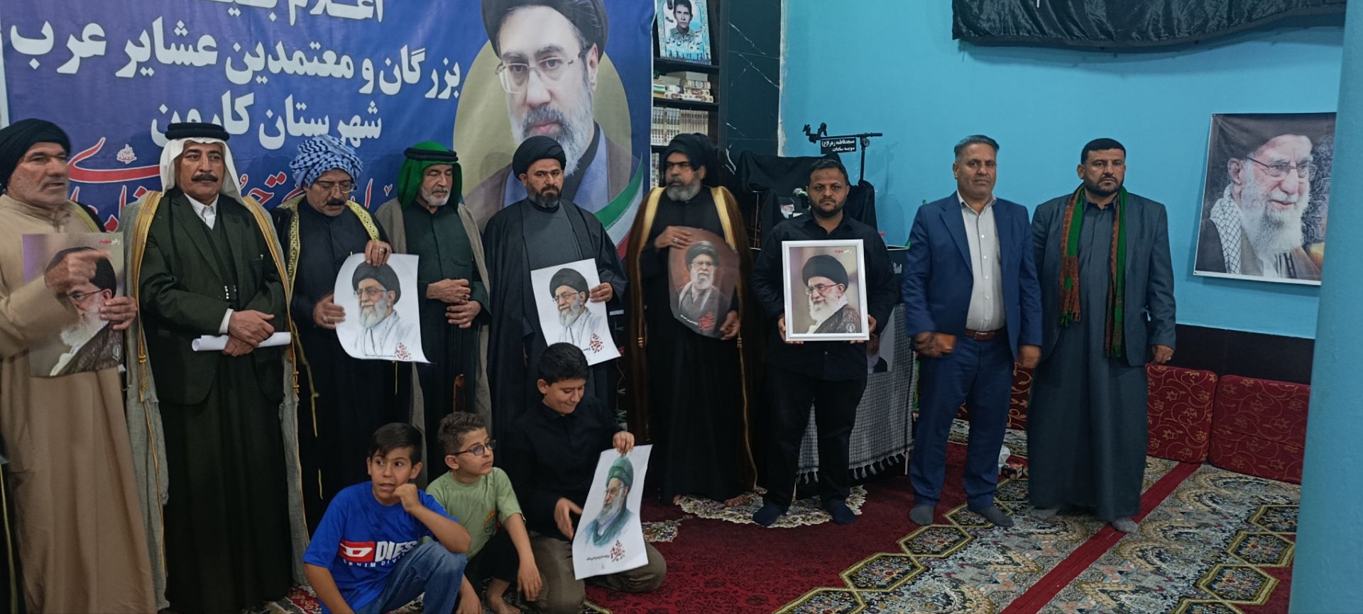 بیعت مردم سویسه سادات با رهبر انقلاب و محکومیت آمریکا و اسرائیل