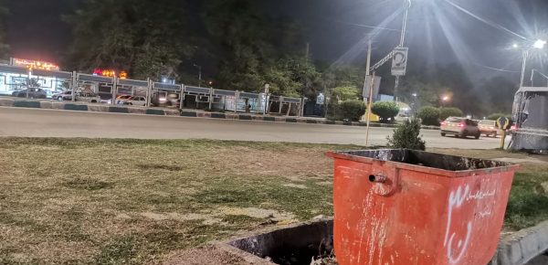 پایان انباشت زباله در خیابان اصلی شهرستان کارون