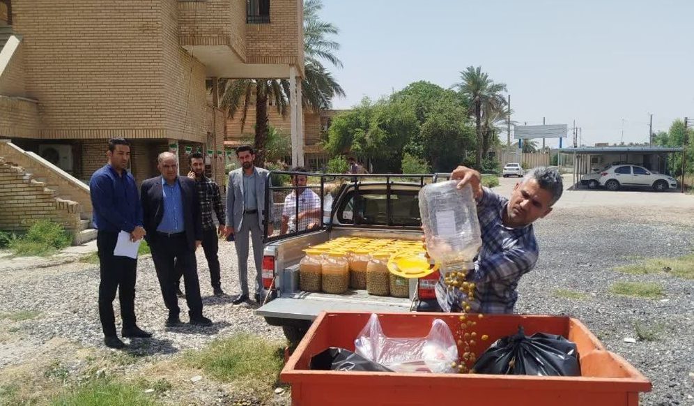 تشدید بازرسی‌های بهداشتی در کارون؛ معدوم‌سازی ۱۵۰۰ کیلوگرم لبنیات و زیتون فاسد