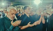 اجتماع مردم کارون در گلزار شهدا با اقامه نماز استغاثه