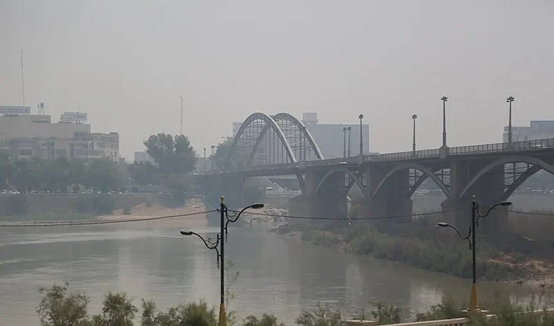 کارون دوباره زیر سایه آلودگی هوا
