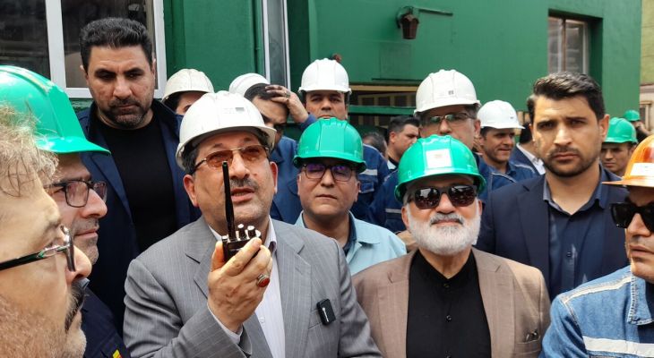 بازگشت شرکت فولاد خوزستان به مدار خط تولید